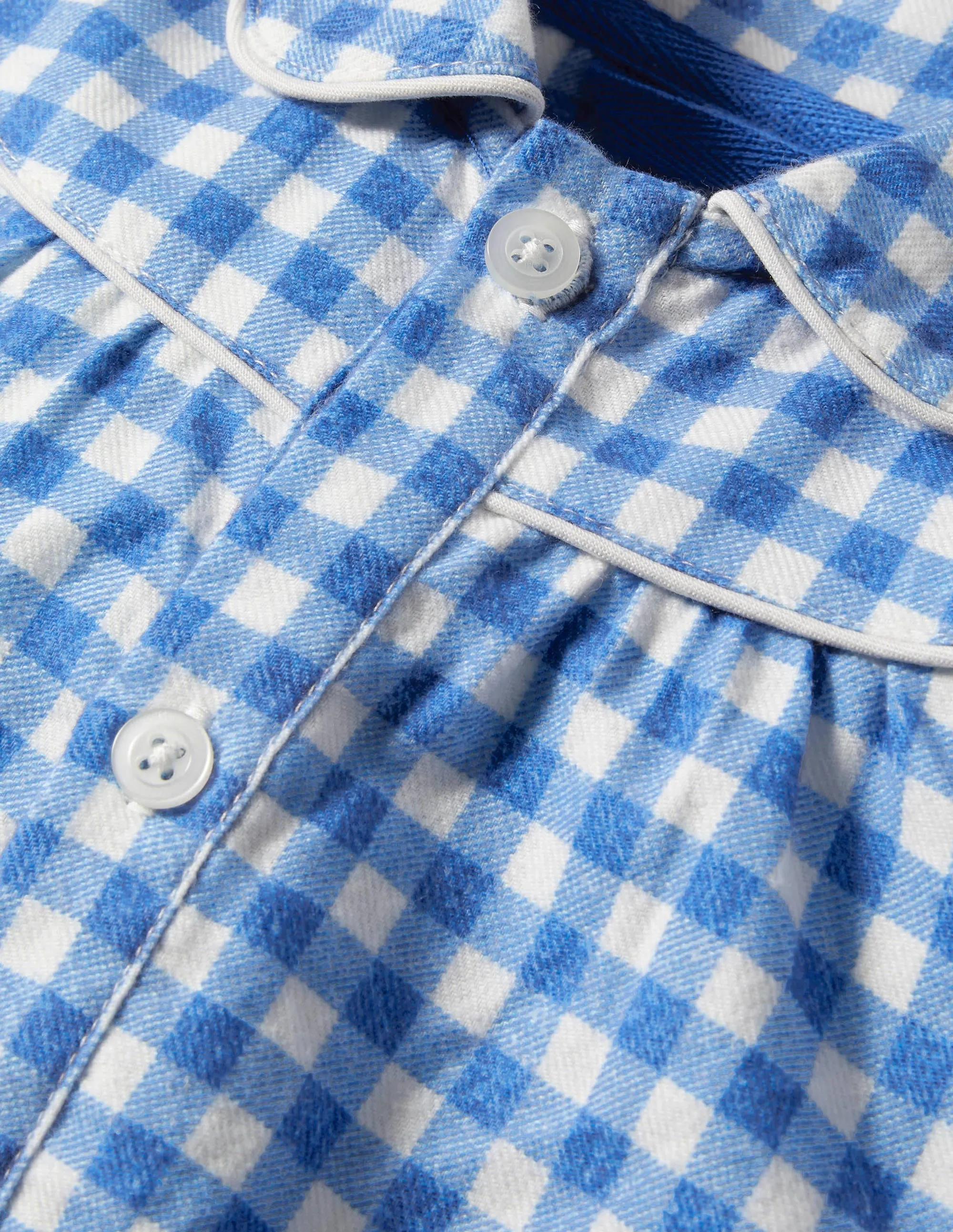 Andre Romper-Elizabethan Blue Gingham