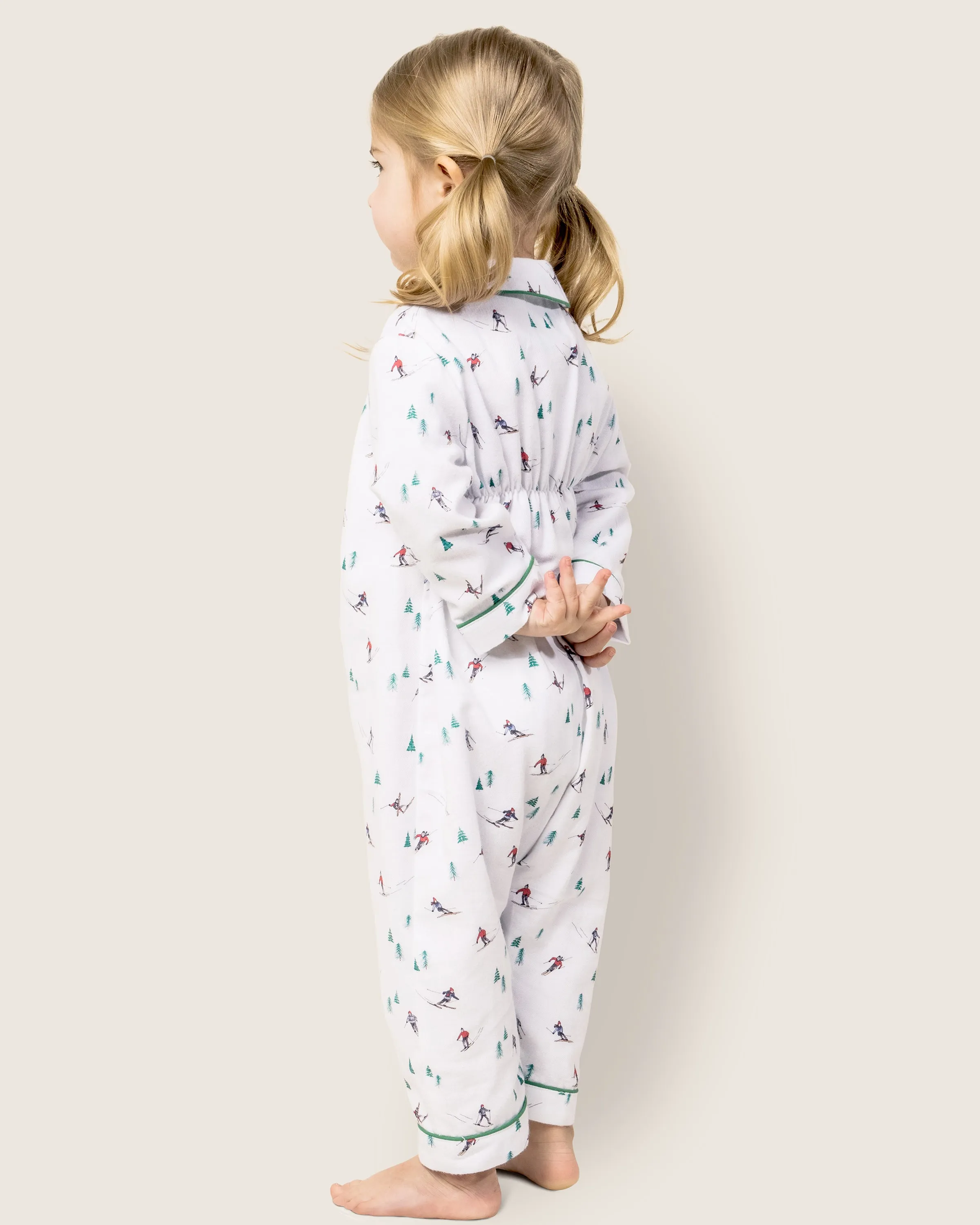 Baby's Flannel Cambridge Romper in Après Ski
