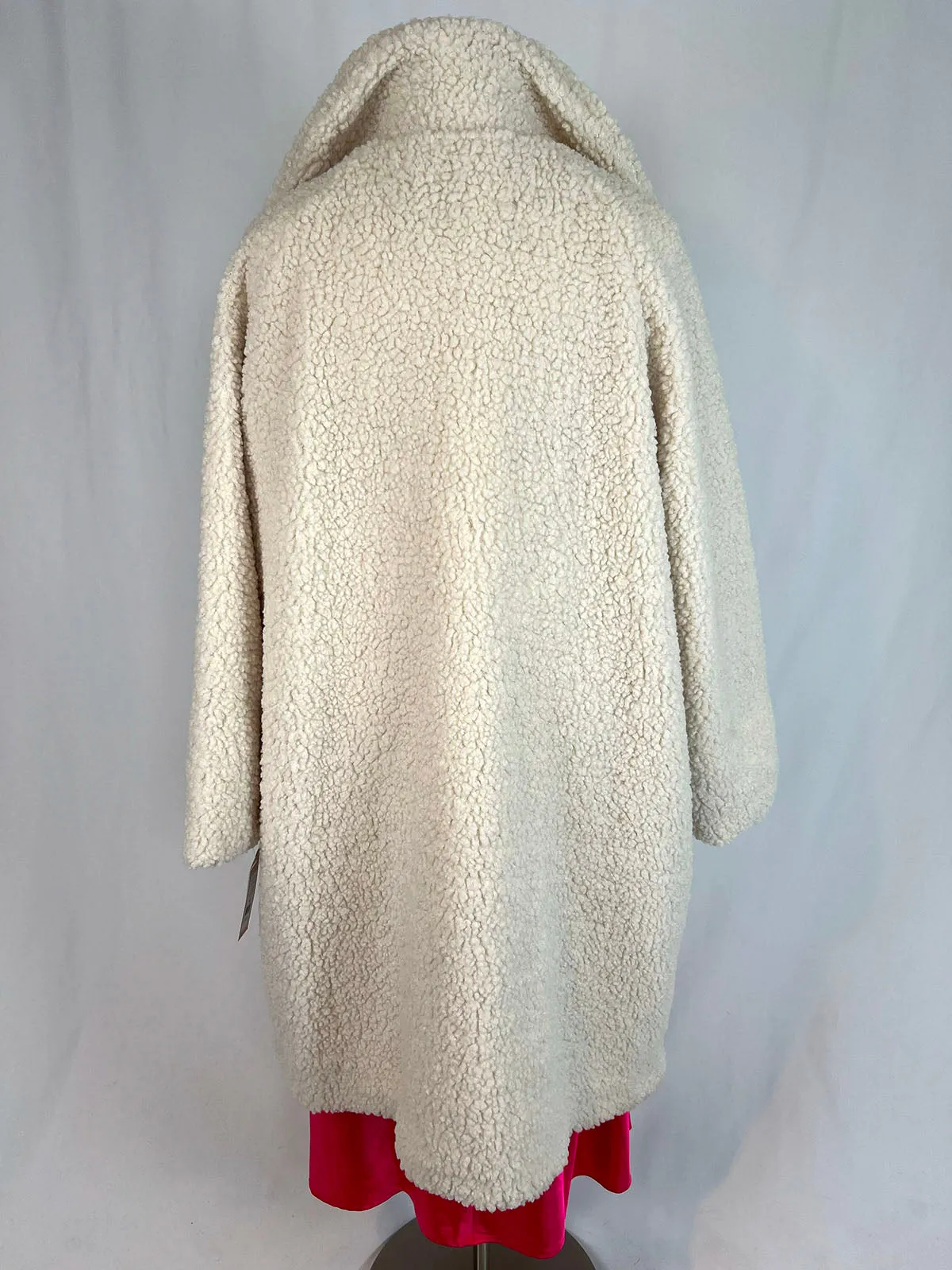 BCBGeneration Size 3X Ivory Teddy Coat NWT