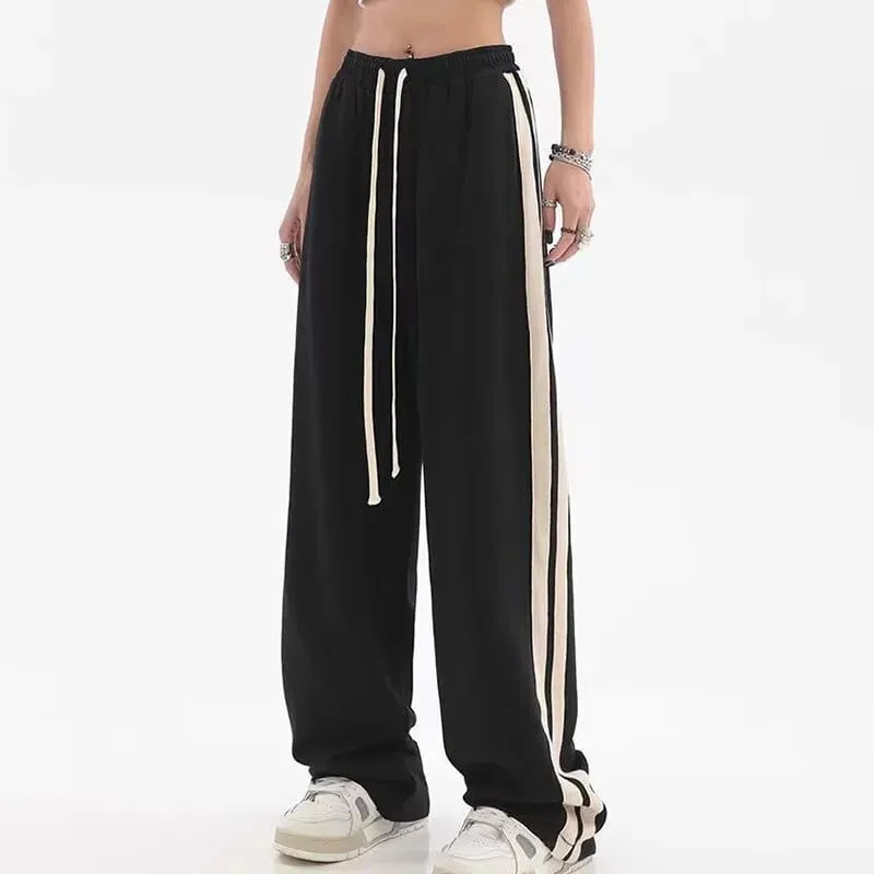 Bria Striped Baggy Sweatpants