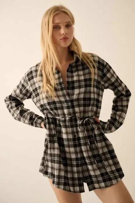 By the Fire Flannel Romper