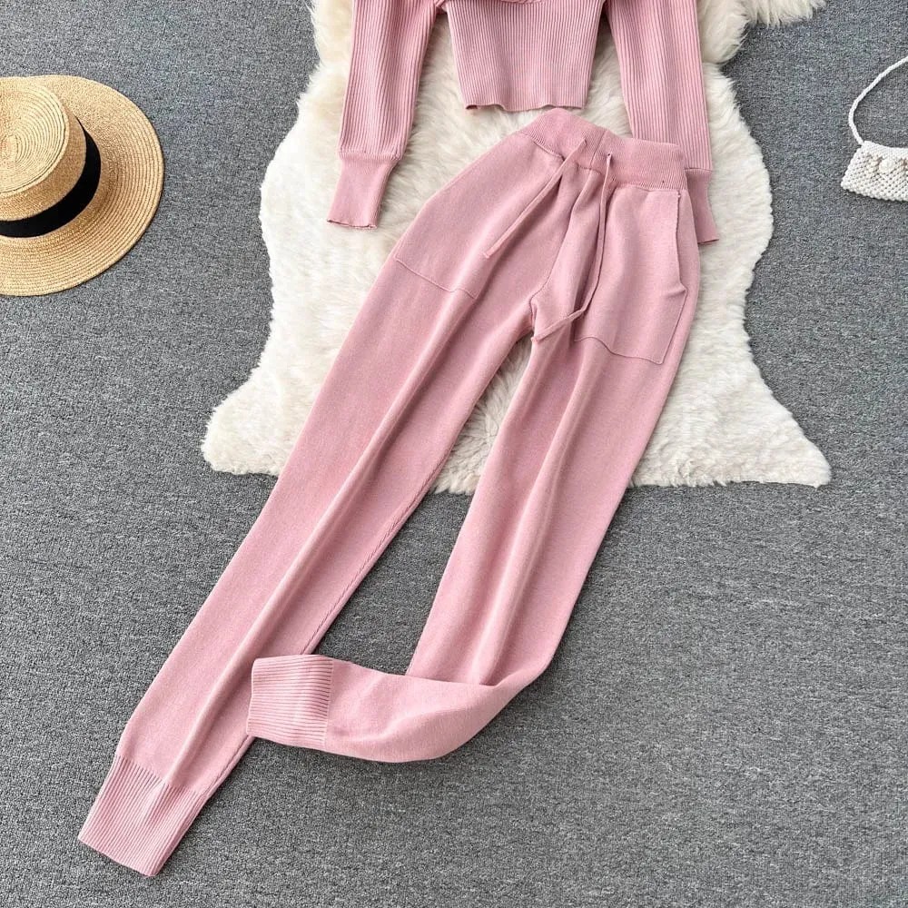 Cecilia Knitted Two Piece Set