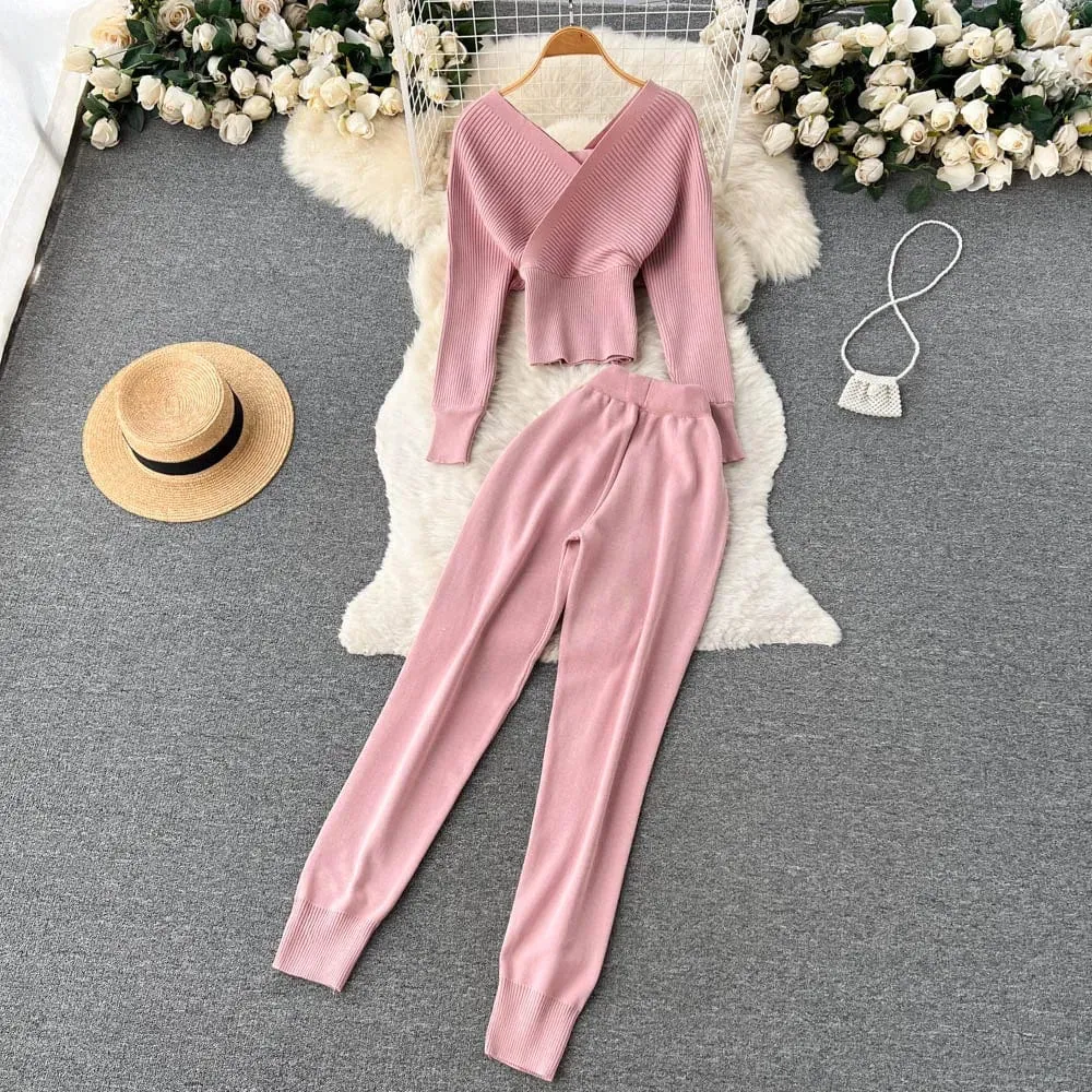 Cecilia Knitted Two Piece Set