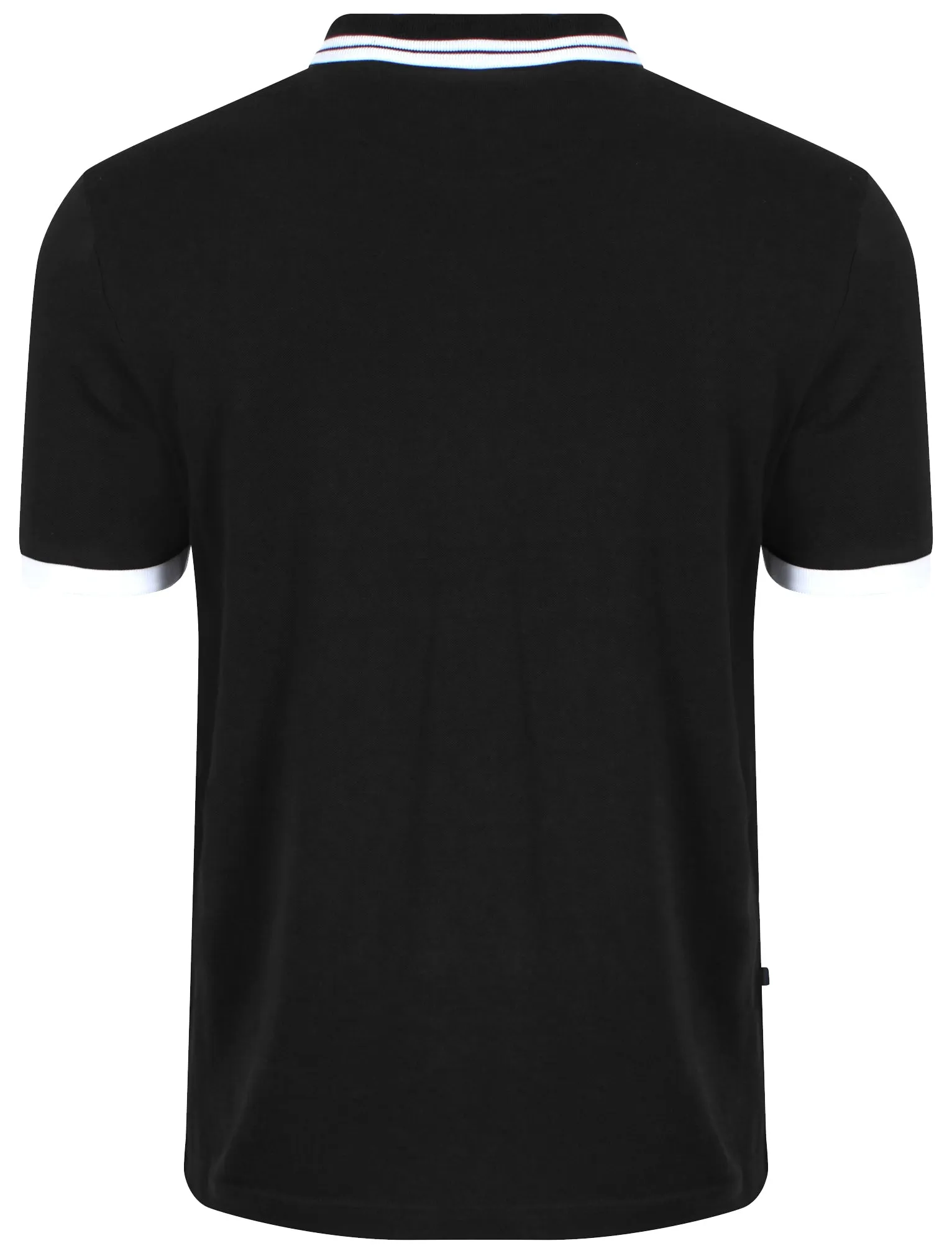Dobins Piqué Polo Shirt in Black - Le Shark