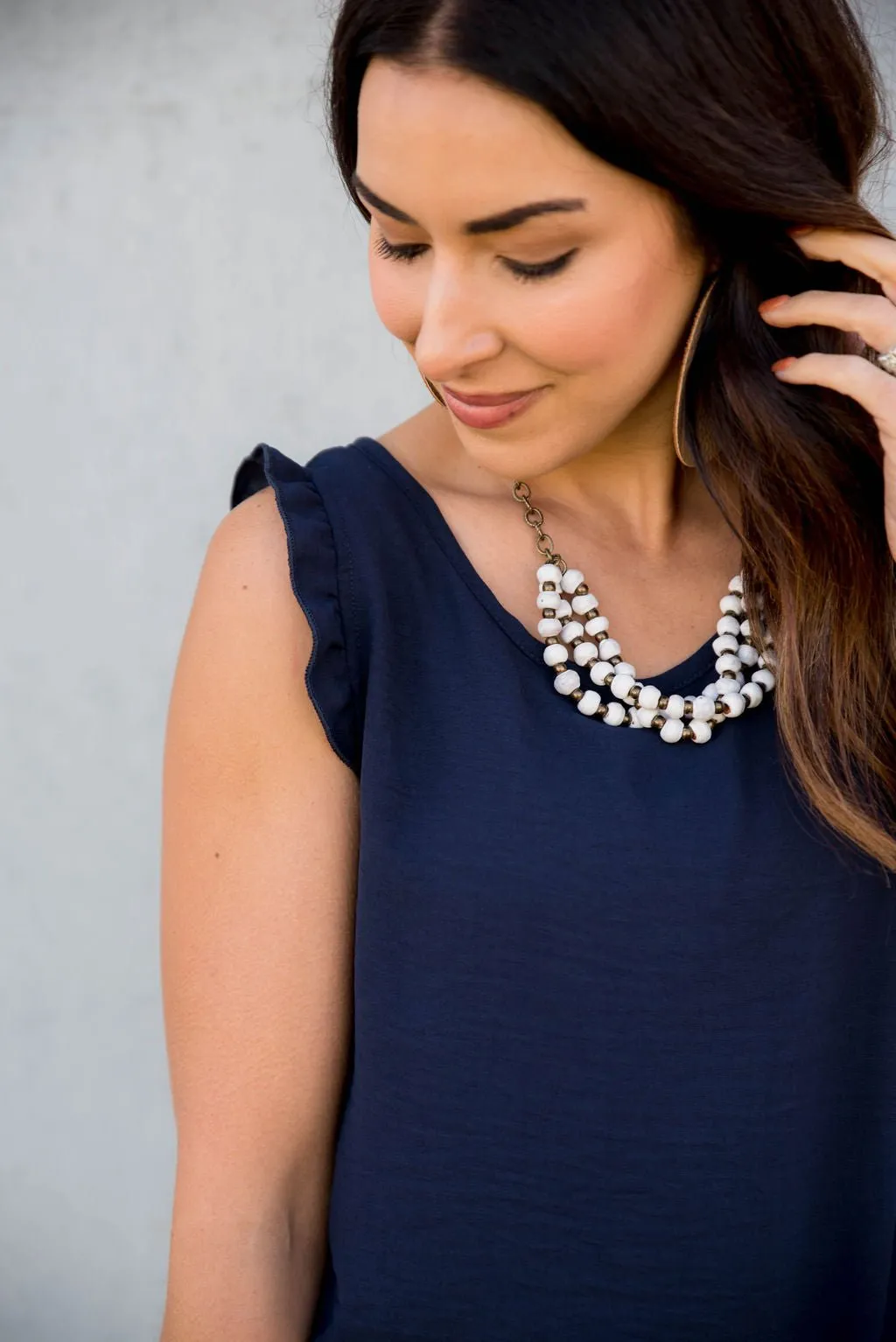 Flutter Dressy Blouse Tank