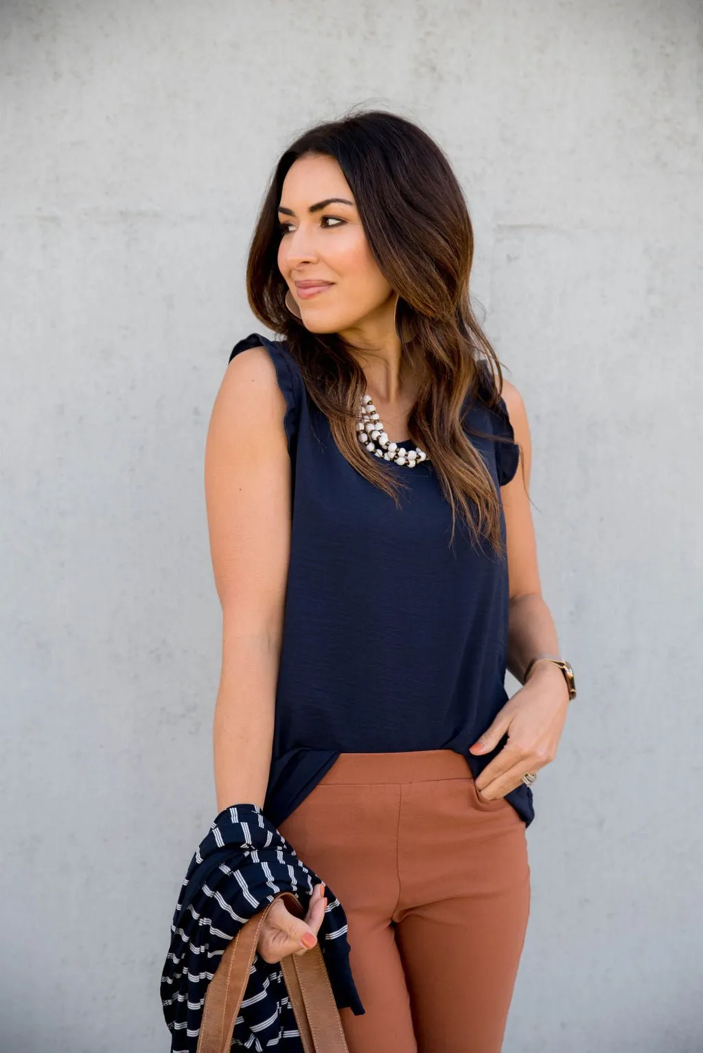Flutter Dressy Blouse Tank