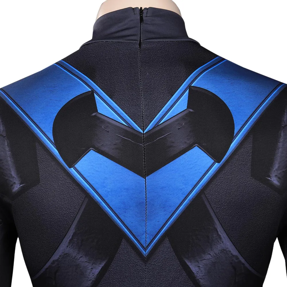 Gotham Knights Nightwing Cosplay Costume Jumpsuit Outfits Halloween Carnival Party Suit