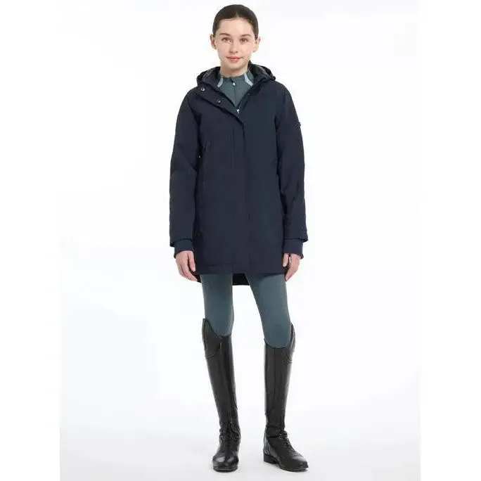 Lemieux Young Rider Skye Waterproof Coat Navy