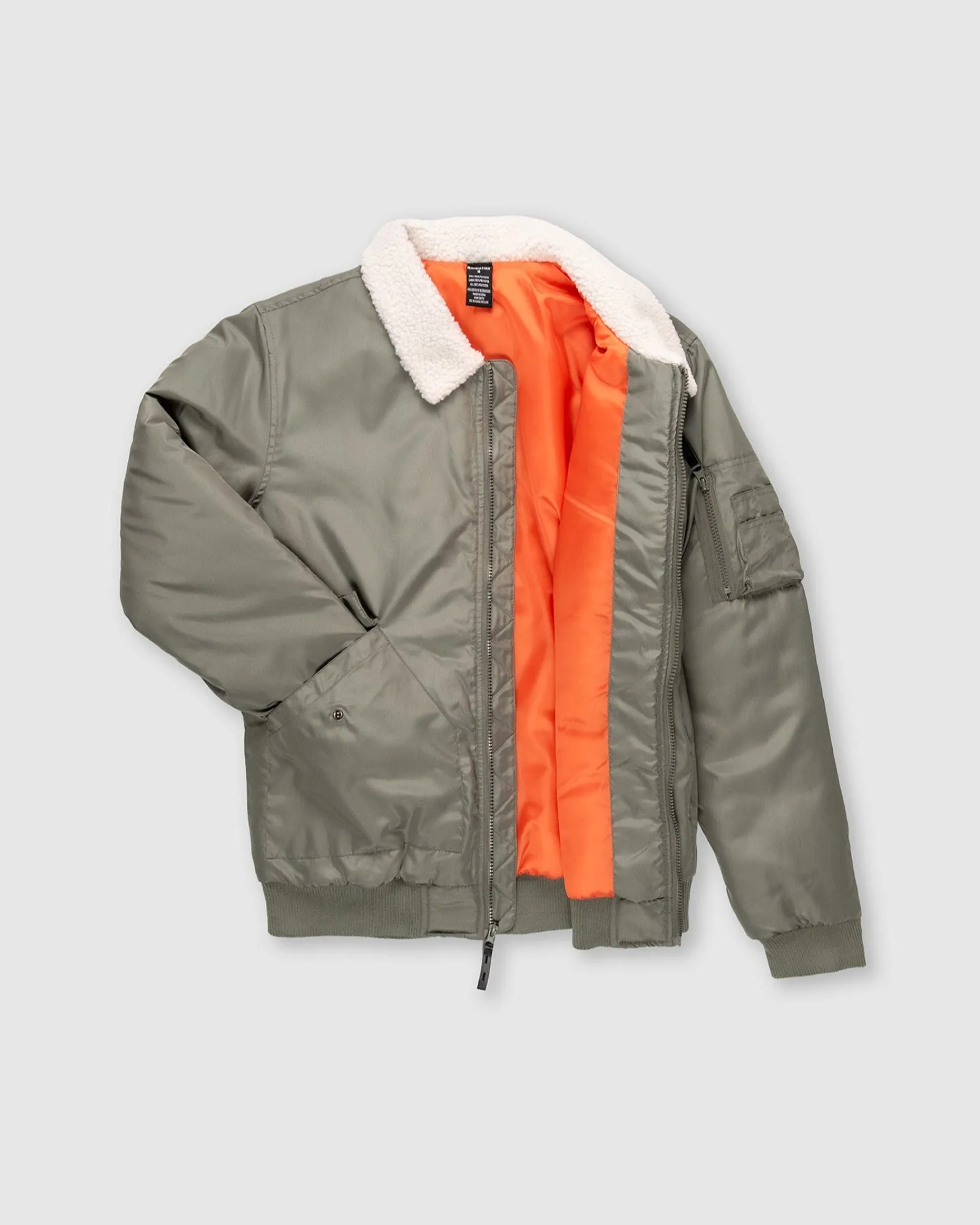 MEN'S KAAMIL SHERPA COLLAR FLIGHT JACKET