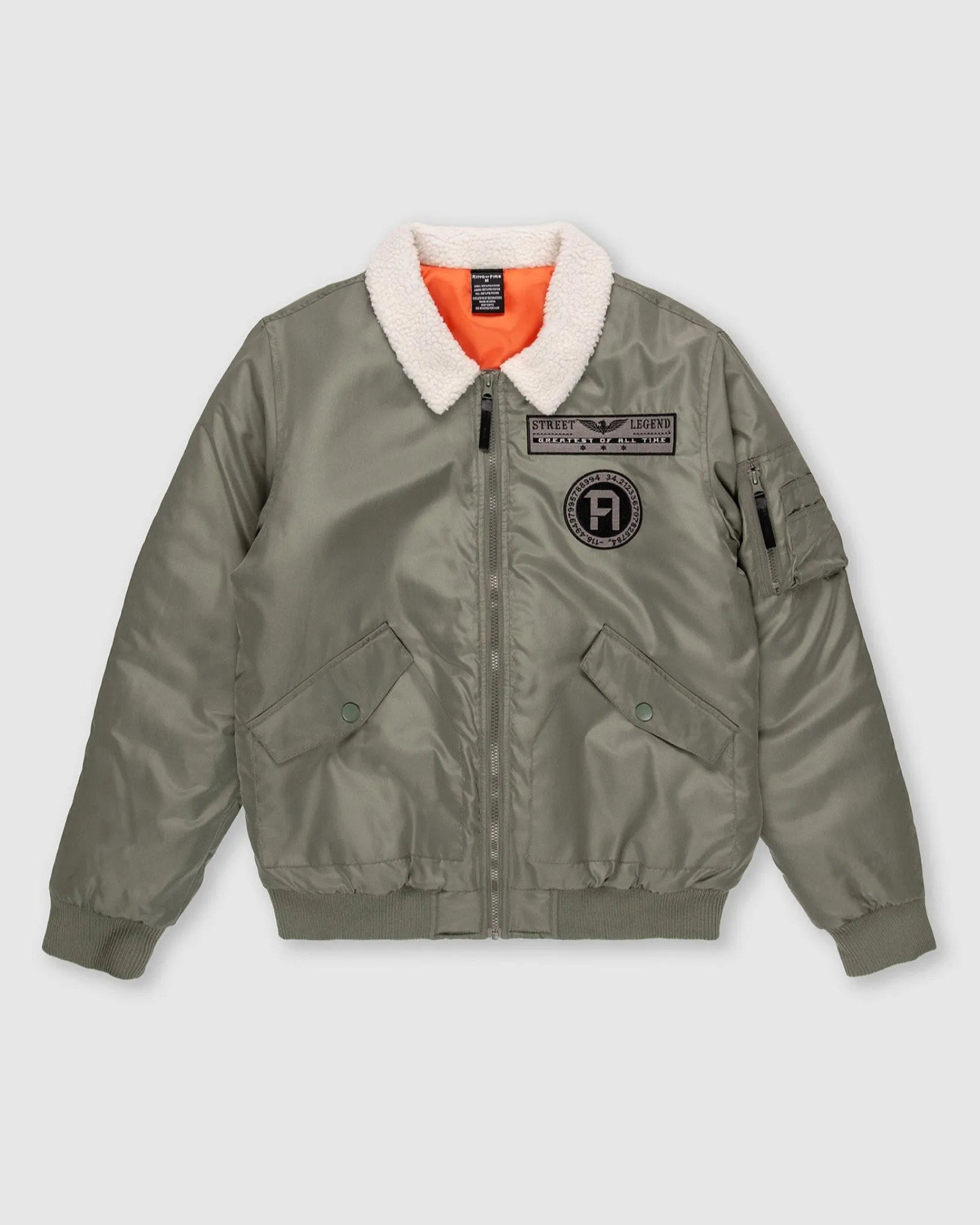 MEN'S KAAMIL SHERPA COLLAR FLIGHT JACKET