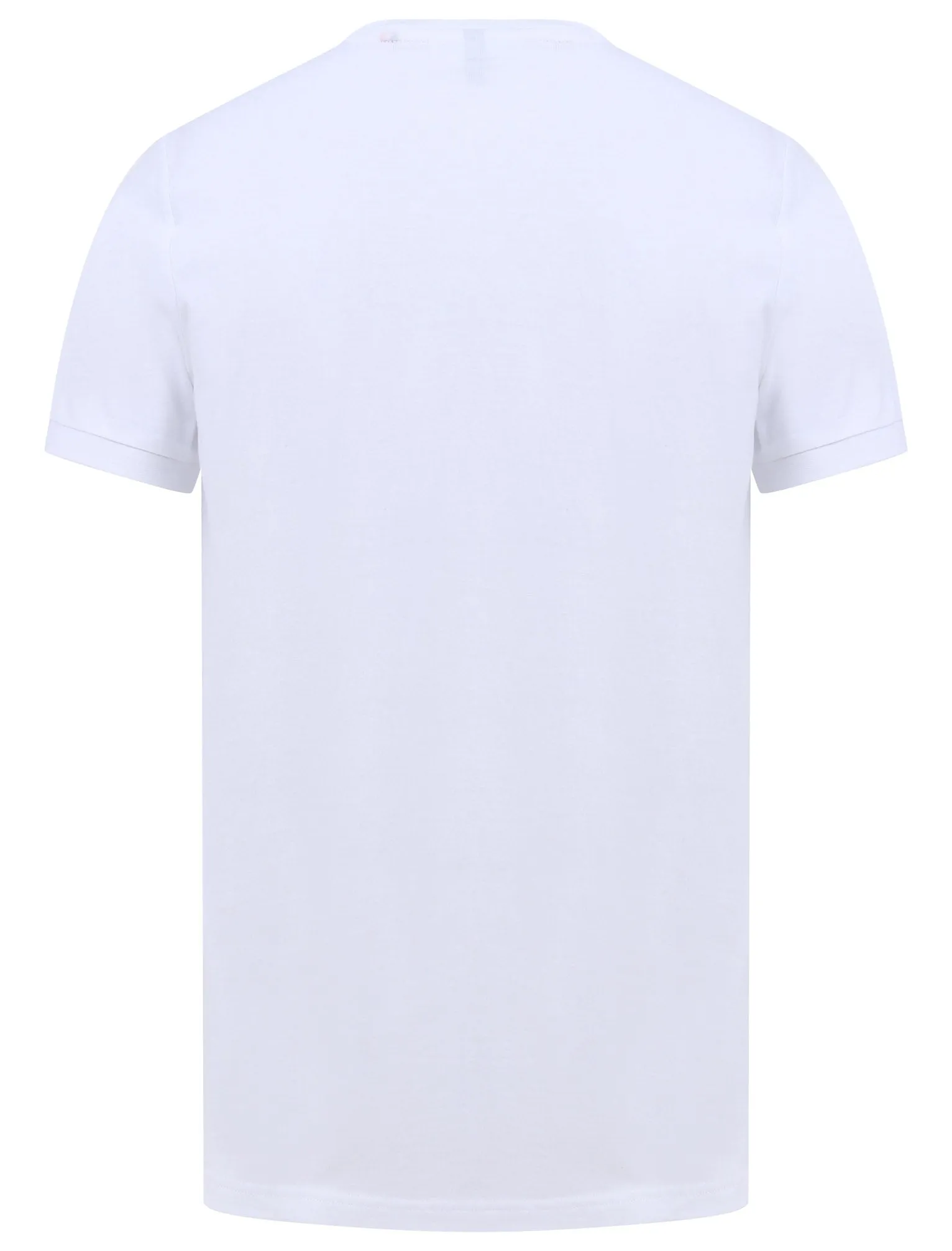 Overhill Pinstripe Cotton Jersey T-Shirt in Bright White - Le Shark