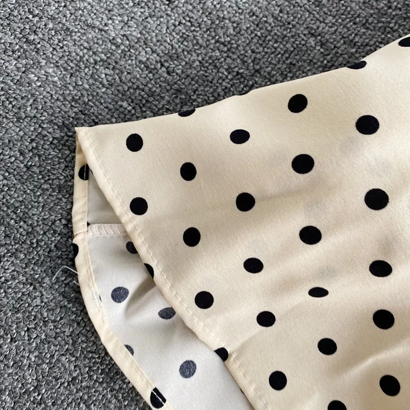 Polka Dot Print Jumpsuit - multiple colors