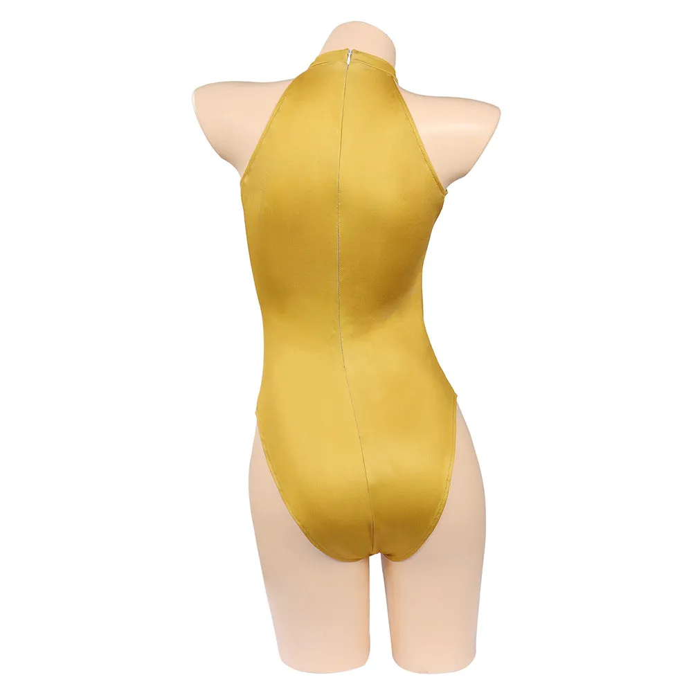 Star Trek: Discovery Season 4 Swimsuit Cosplay Costume Yellow jumpsuit Swimwear Outfits Halloween Carnival Suit cossky®