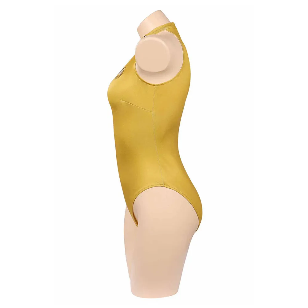 Star Trek: Discovery Season 4 Swimsuit Cosplay Costume Yellow jumpsuit Swimwear Outfits Halloween Carnival Suit cossky®