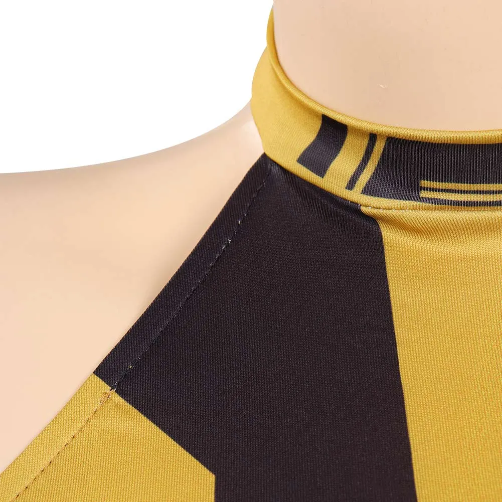Star Trek: Discovery Season 4 Swimsuit Cosplay Costume Yellow jumpsuit Swimwear Outfits Halloween Carnival Suit cossky®