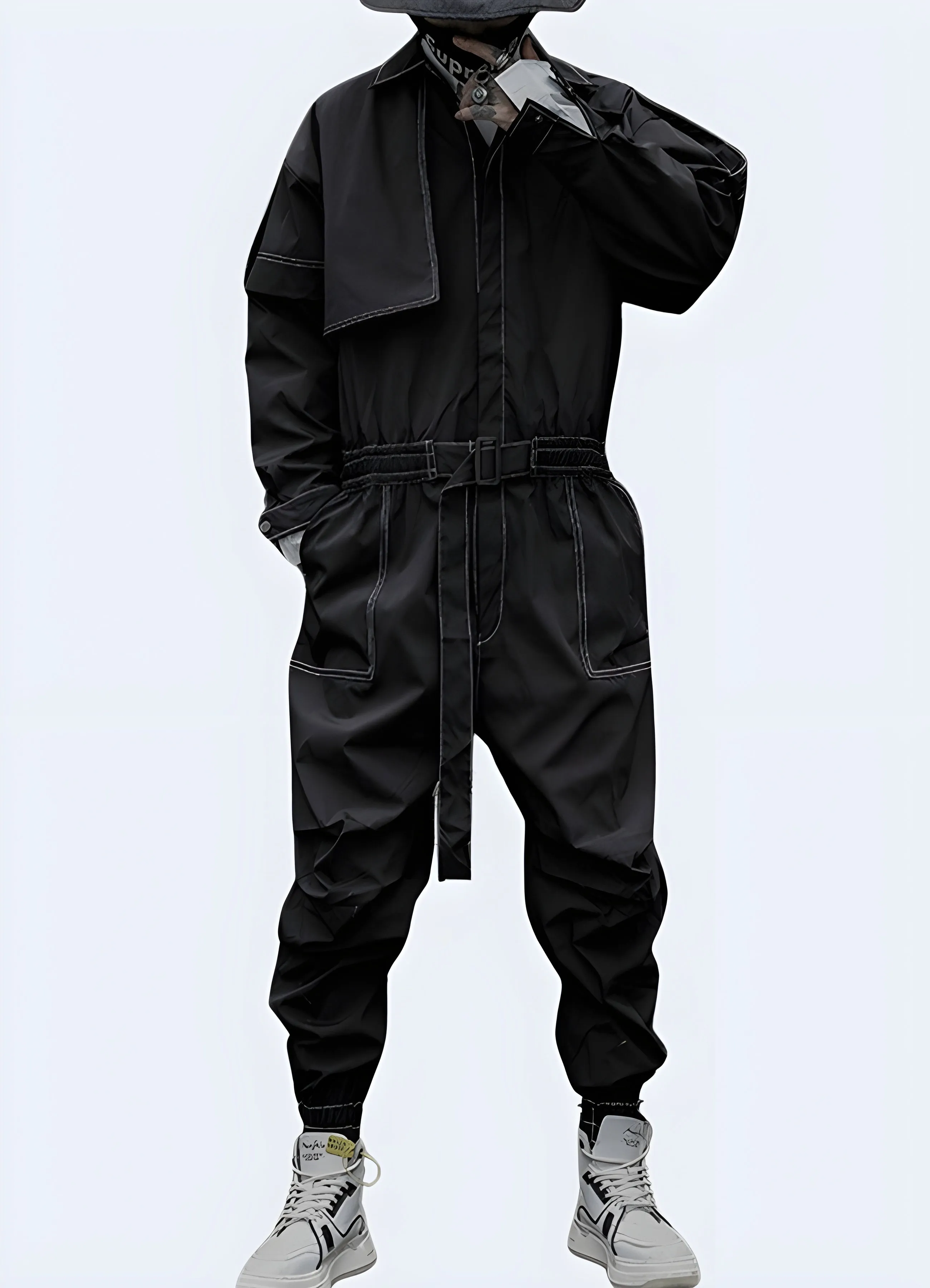 Streetwear Cargo Coverall