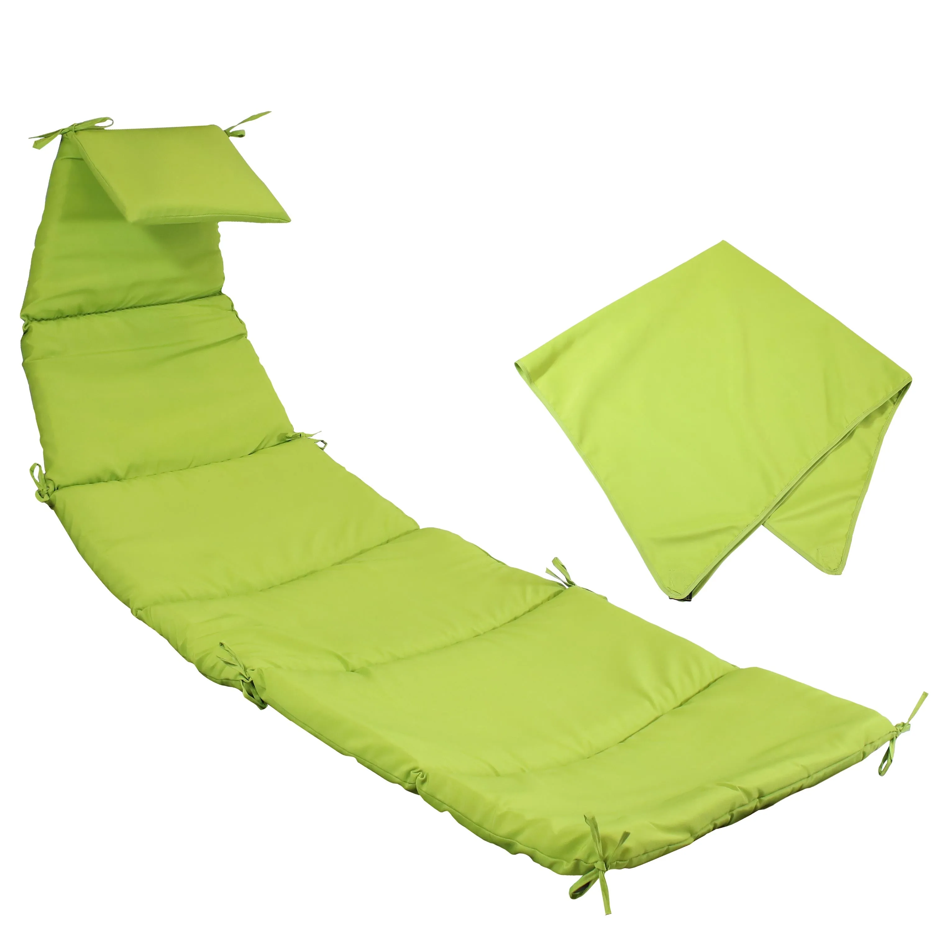 Sunnydaze Hanging Lounge Chair Replacement Cushion and Umbrella
