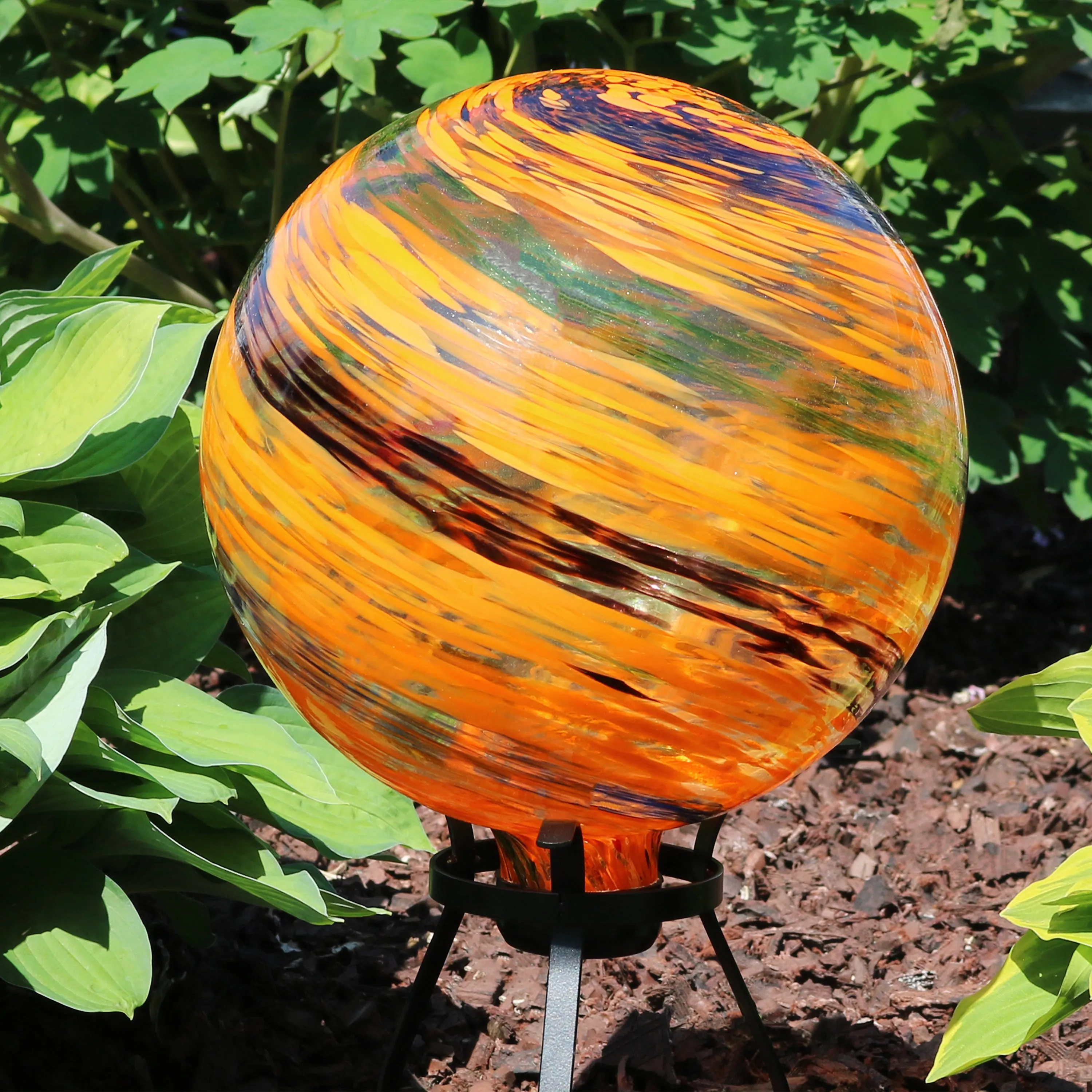 Sunnydaze Outdoor Glass Gazing Globe - 10"