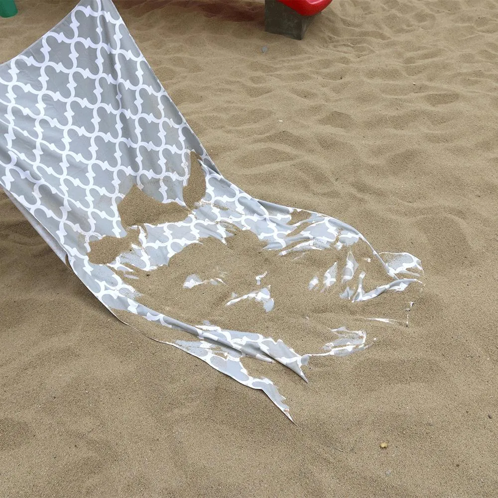 The Eye of the Ocean Round Sand-Free Towel