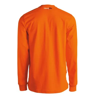 Timberland Pro Men's Flame Resistant Long Sleeve Work Henley - Orange - TB0A23P4Y86