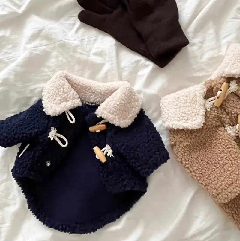 Winter Elegance: Fashionable Buckle-Up Polar Fleece Dog Jacket - Keep Your Small Dog, Teddy, or Yorkshire Terrier Warm and Stylish